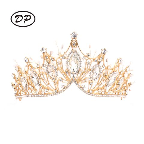 DP HG-1103 Alloy rhinestone crystal baroque crown
