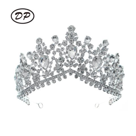 DP HG-1105 Alloy rhinestone crystal baroque crown
