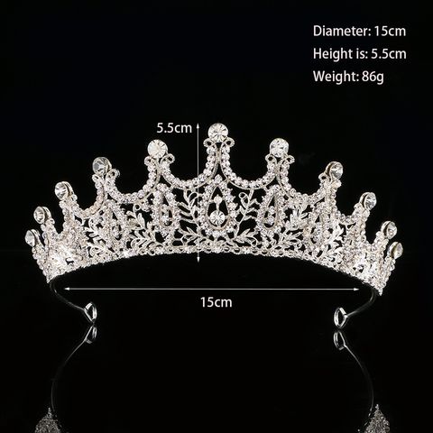 DP H-30 Corona barocca in strass in lega