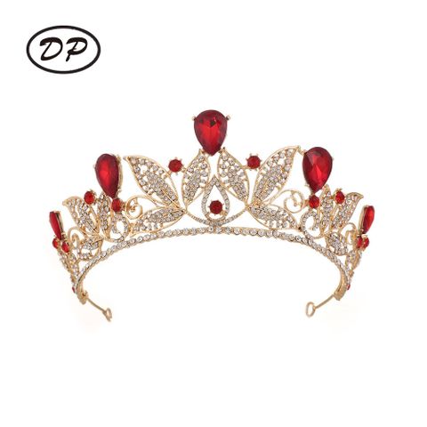 DP HG-1101 Alloy rhinestone crystal baroque crown