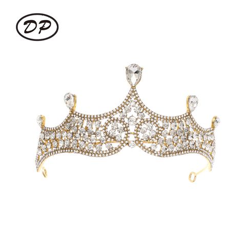 Coroa barroca DP HG-2014 Liga de cristal de strass
