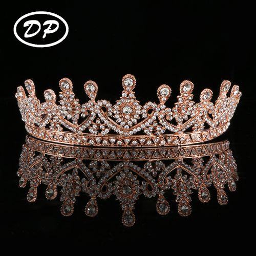 DP H-45 Alloy rhinestone baroque crown