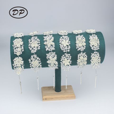 DP E-61 Alloy pearl rhinestone flower style