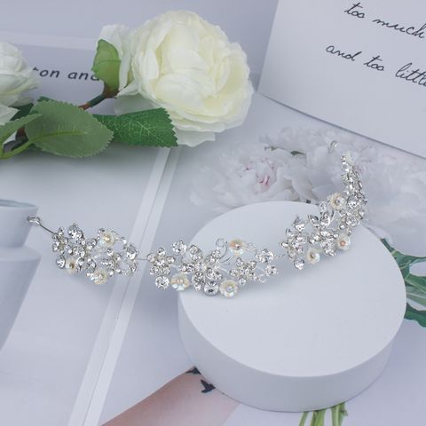 DP E-41 Alloy rhinestone butterfly flower Hair Chain