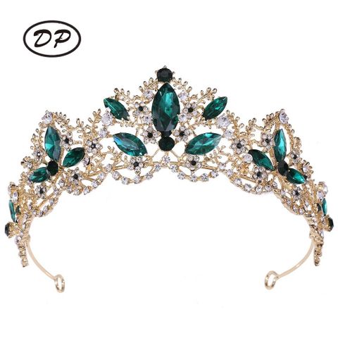 DP HG-1086 Alloy rhinestone crystal baroque crown
