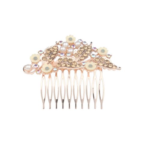 DP A-301 Alloy rhinestone flower hairpin