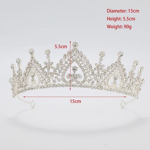 DP H-31 Corona barocca in strass in lega