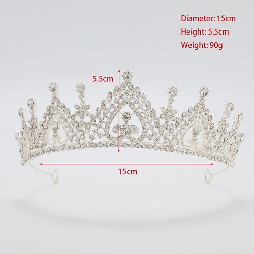 DP H-31 Alloy rhinestone baroque crown