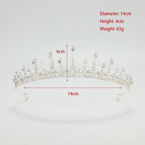 DP H-14 Alloy rhinestone baroque crown