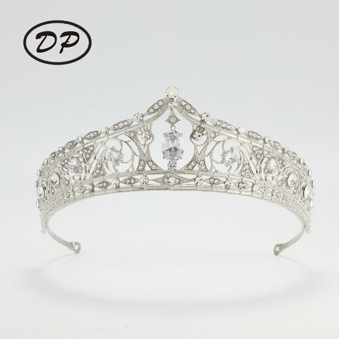 DP H-6 Alloy rhinestone crystal baroque crown