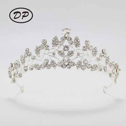 DP H-24 Corona barocca in cristallo di strass in lega