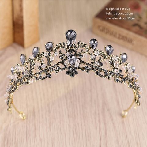 DP HG-2015 アロイ ラインストーン クリスタル バロック クラウン