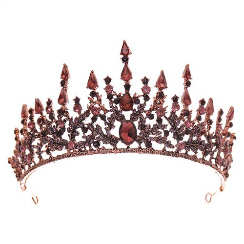 DP HG-1104 Alloy rhinestone crystal baroque crown