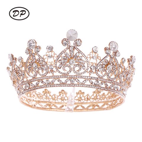 Coroa barroca de cristal strass DP HG-2006 liga