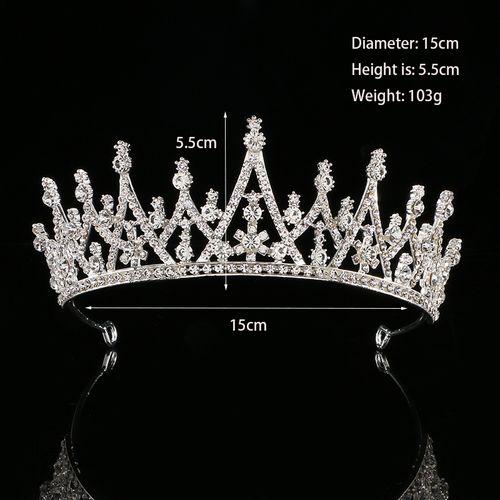 DP H-41 Alloy rhinestone baroque crown