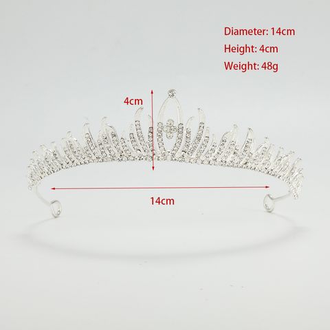 DP H-15 Corona barocca in strass in lega