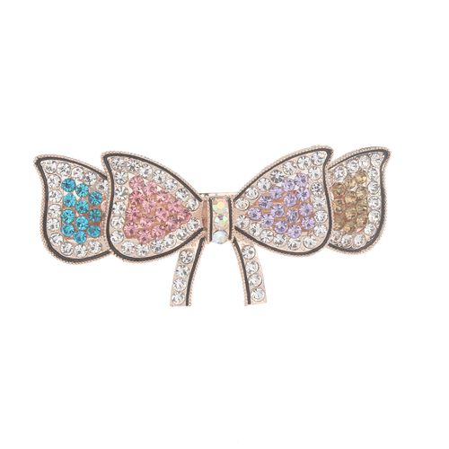 DP B-5075 Alloy colorful rhinestone butterfly bow geometric style Hair Pin Clips