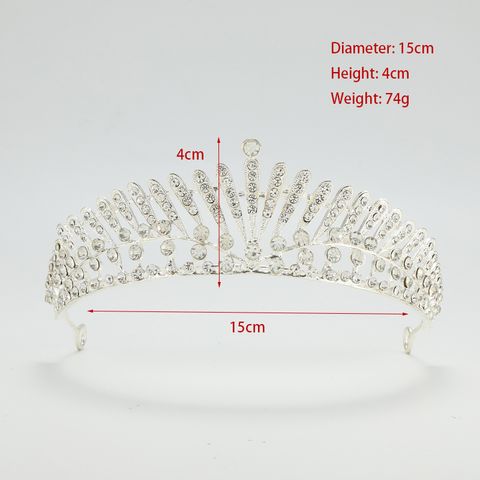 DP H-9 Corona barocca in strass in lega