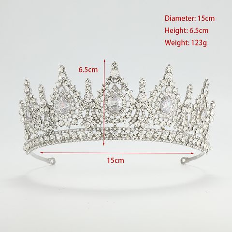 DP H-11 Alloy rhinestone crystal baroque crown