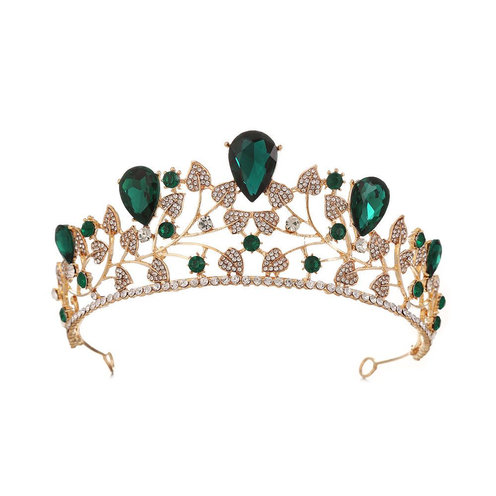 DP HG-1108 Alloy rhinestone crystal baroque crown