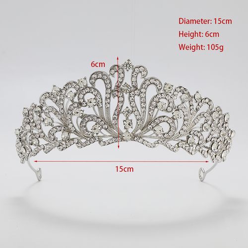 DP H-26 Alloy rhinestone baroque crown