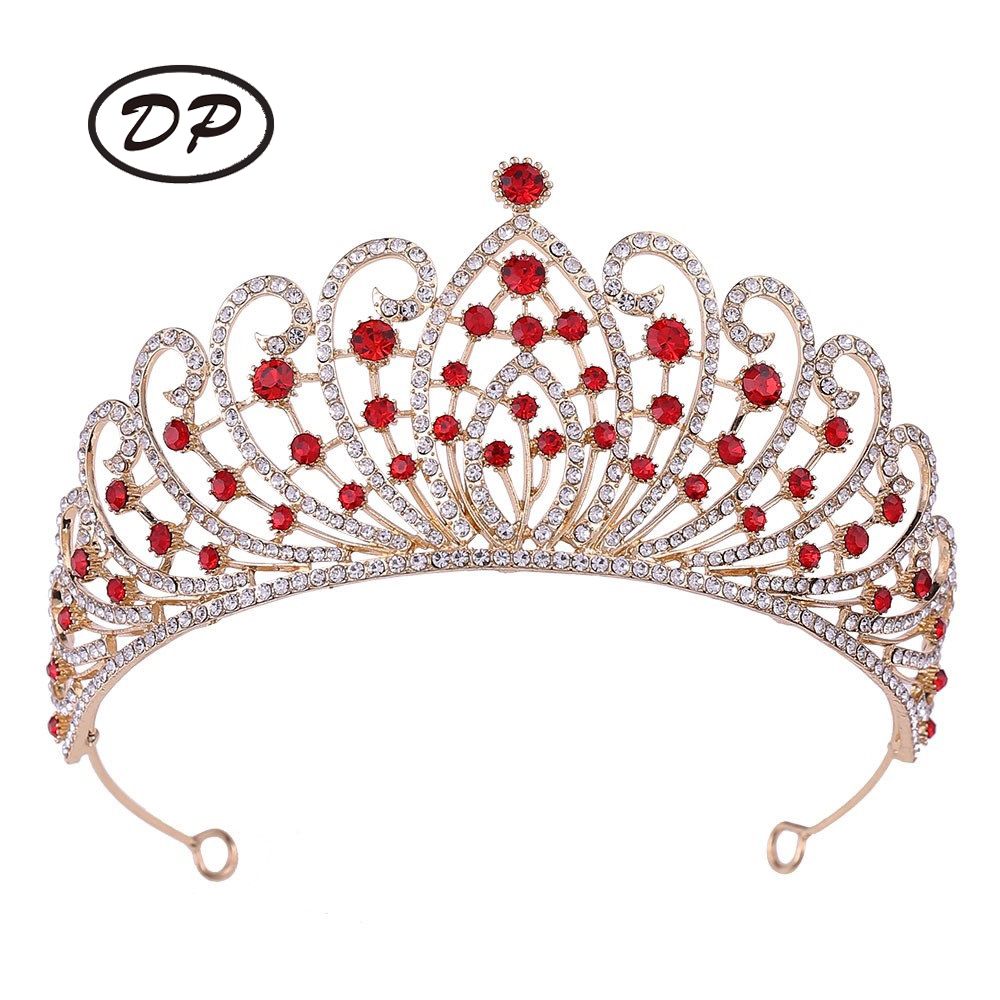 DP HG-1088 Alloy rhinestone baroque crown