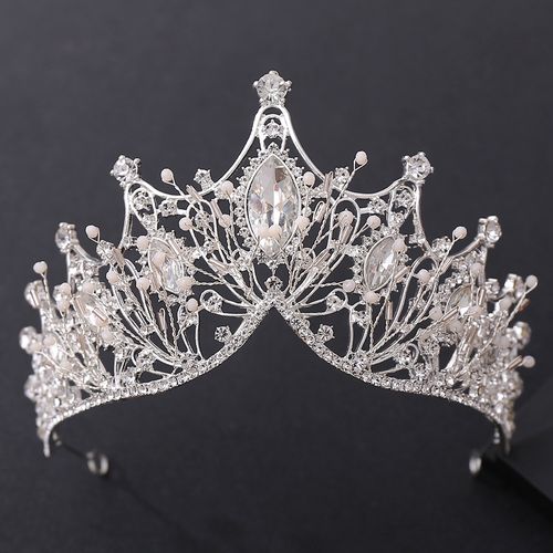 DP HG-1087 Alloy rhinestone crystal baroque crown