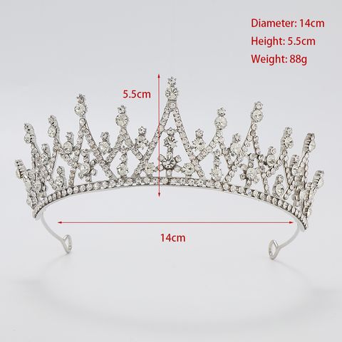 DP H-35 Alloy rhinestone baroque crown