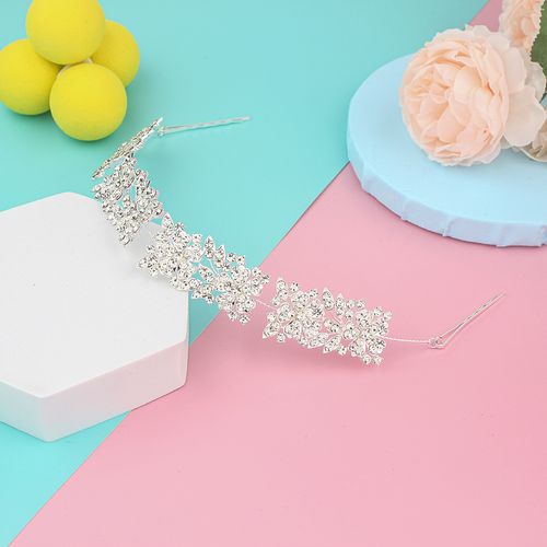 DP E-96  Alloy rhinestone butterfly flower Hair Chain