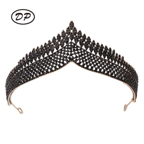 DP HG-1079 Alloy rhinestone baroque crown