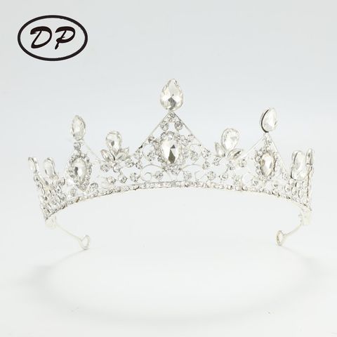 DP H-4 Corona barocca in cristallo di strass in lega