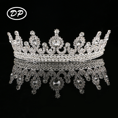 DP H-38 Alloy rhinestone crystal baroque crown