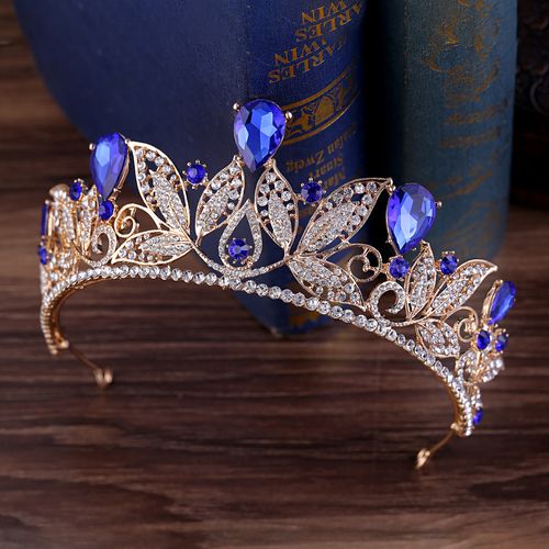 DP HG-1100 Alloy rhinestone crystal baroque crown