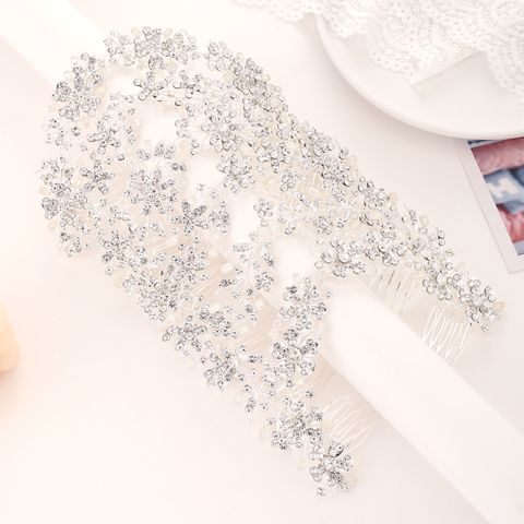 DP A-114 Strass-Gabelkammkette aus Legierung