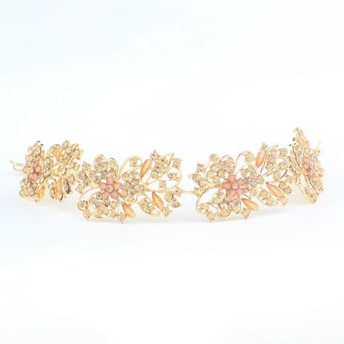 DP E-65 Alliage strass fleur style papillon