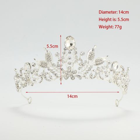 DP H-8 Legierung Strass Kristall barocke Krone