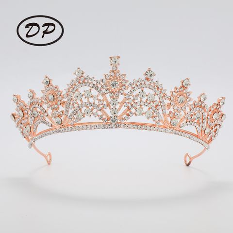 DP H-33 Alloy rhinestone baroque crown