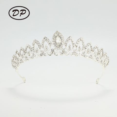 DP H-13 Alloy rhinestone crystal baroque crown