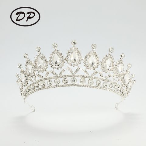 DP H-10 Corona barocca in cristallo di strass in lega