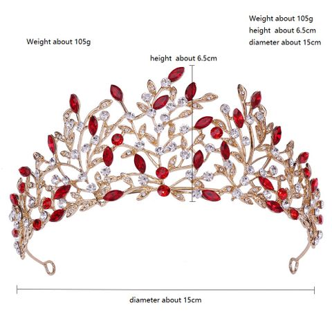 DP HG-1081 Alloy rhinestone crystal baroque crown