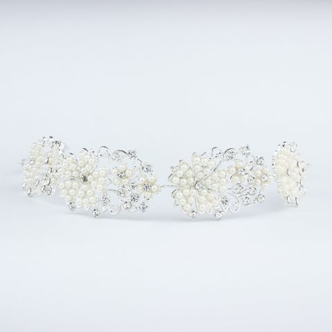 DP E-61 Alloy pearl rhinestone flower style