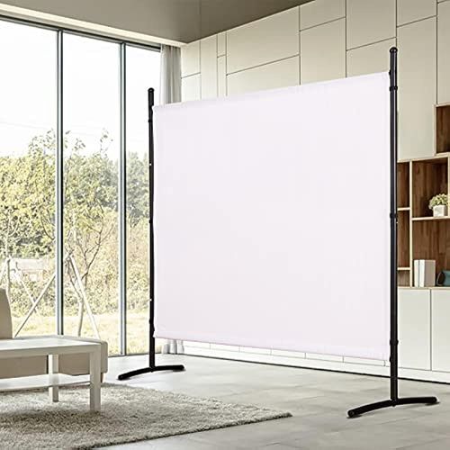 Greone Single Large Panel Portable Stand Room dividers Privacy Screen for Bedroom Dining Room Screens Living Room Curtains Partition Home Office Dorm 