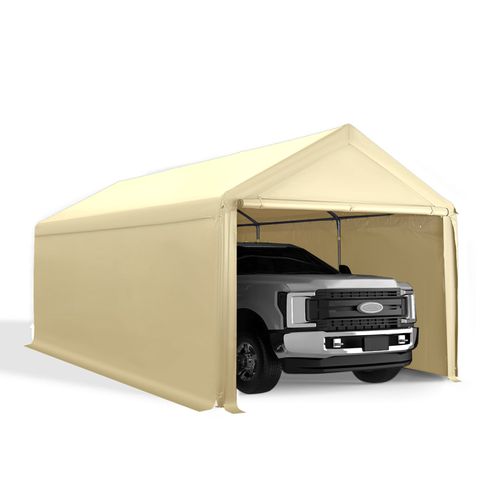 GOJOOASIS Cream Canopy Tent With Side Wall