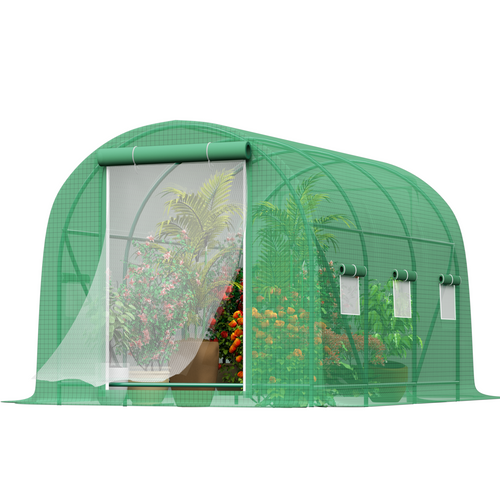 Gaildon Walk-in Greenhouse 10x7x7 FT Upgraded Green House with Dual Zippered Screen Doors