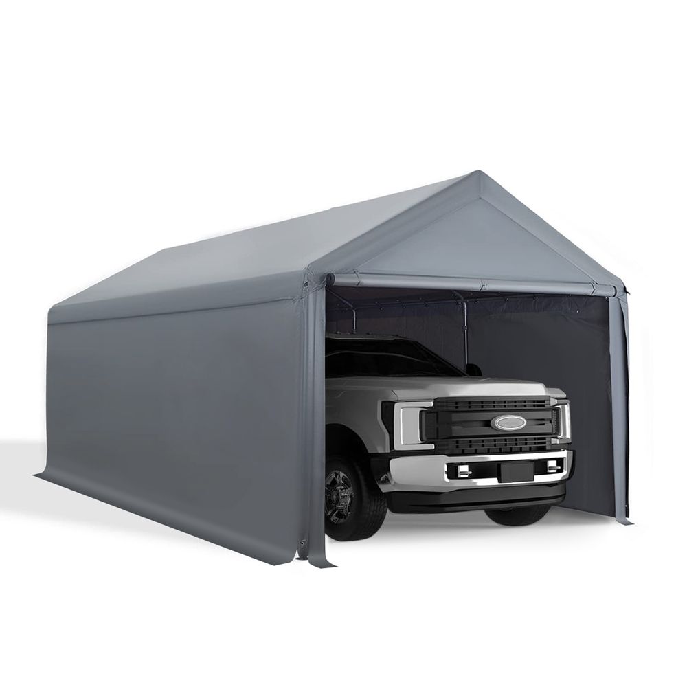 GOJOOASIS Grey Canopy Tent With Side Wall