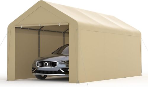 Gojooasis Carport 10x20 Car Ports Heavy Duty Carports Portable Garage Car Canopy Tent Outdoor Car Shelter