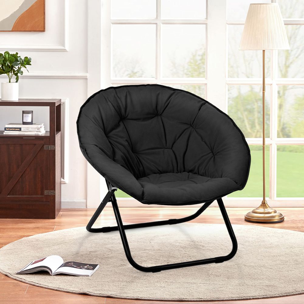 Grezone Folding Saucer Moon Chair