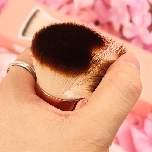 Peach Pink Girl Flat Foundation Brush