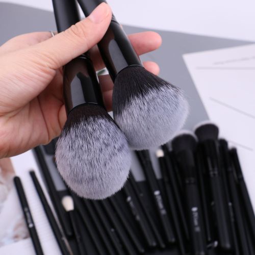 Classic Black Essential Upgraded Face & Eye Brush Set (15/20PC)