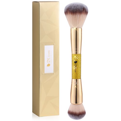 B0109 Afterglow Dual Ended Rounded Foundation Brush